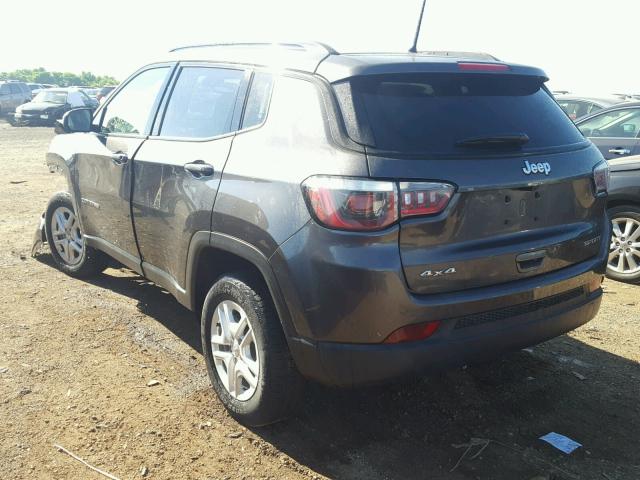 3C4NJDAB1JT213425 - 2018 JEEP COMPASS SP 灰色 照片 3