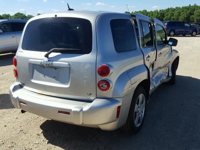 3GNDA13D08S610642 - 2008 CHEVROLET HHR LS SILVER photo 4