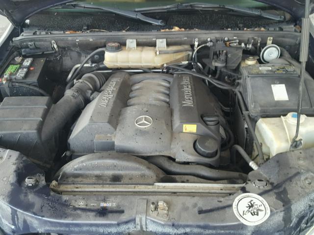 4JGAB72E6XA120465 - 1999 MERCEDES-BENZ ML 430 蓝色 照片 7