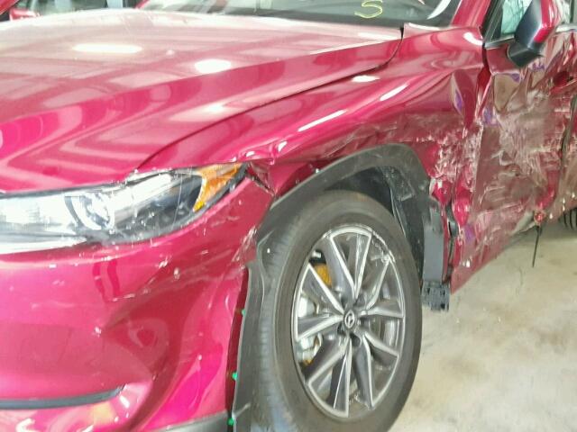 JM3KFBCM8J0354309 - 2018 MAZDA CX-5 TOURI RED photo 9