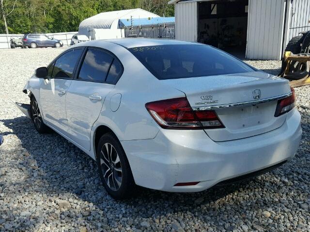 2HGFB2F81DH521633 - 2013 HONDA CIVIC EX WHITE photo 3