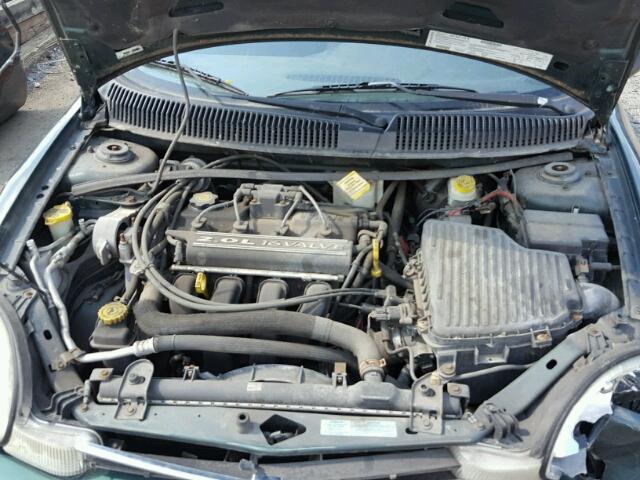 1B3ES46C8YD860033 - 2000 DODGE NEON/ES GREEN photo 7