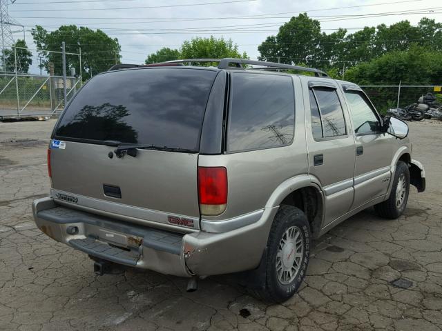 1GKDT13W4X2513494 - 1999 GMC JIMMY GRAY photo 4