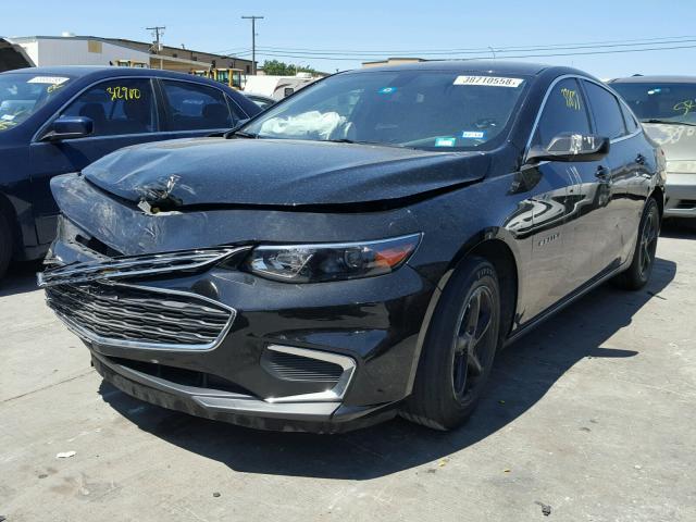 1G1ZB5ST7GF302021 - 2016 CHEVROLET MALIBU LS შავი ფოტო 2