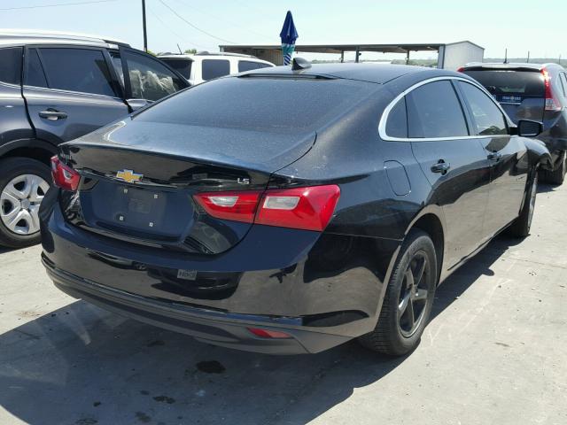 1G1ZB5ST7GF302021 - 2016 CHEVROLET MALIBU LS შავი ფოტო 4