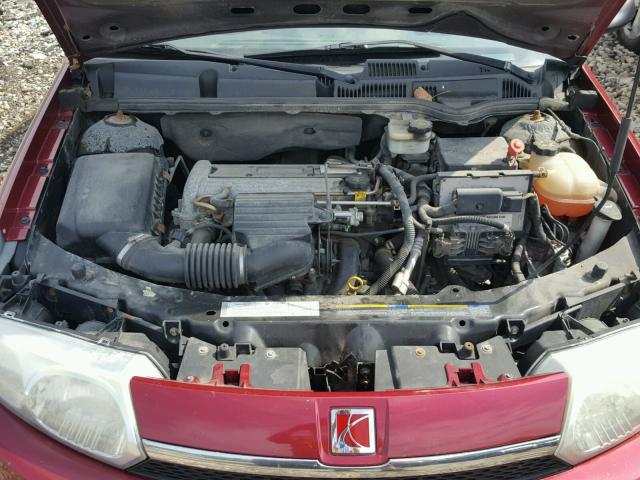 1G8AJ52F64Z171282 - 2004 SATURN ION LEVEL MAROON photo 7