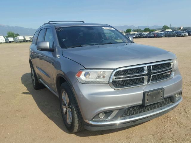 1C4RDJDG5EC452718 - 2014 DODGE DURANGO LI SILVER photo 1