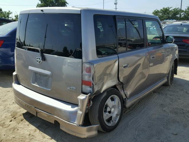 JTLKT324X64115096 - 2006 TOYOTA SCION XB Сұр фото 4