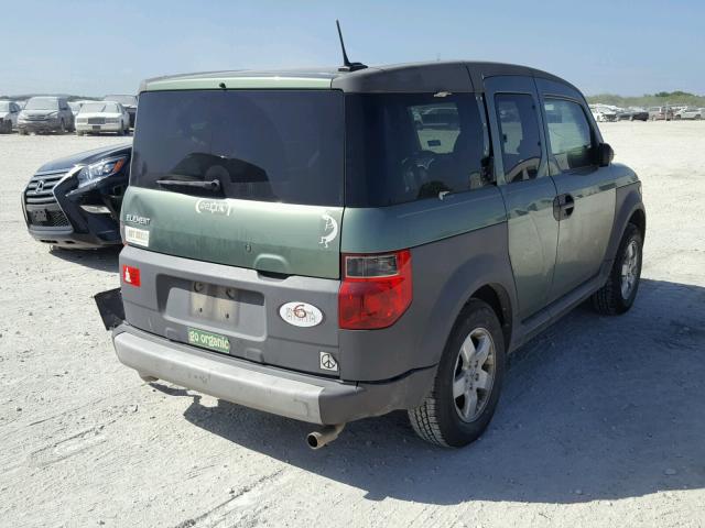 5J6YH18605L009467 - 2005 HONDA ELEMENT EX GREEN photo 4