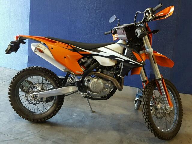 VBKEXL407HM410861 - 2017 KTM 500 EXC-F ORANGE photo 9