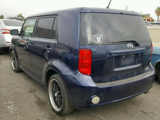 JTLKE50E681051418 - 2008 TOYOTA SCION XB Mavi foto 3