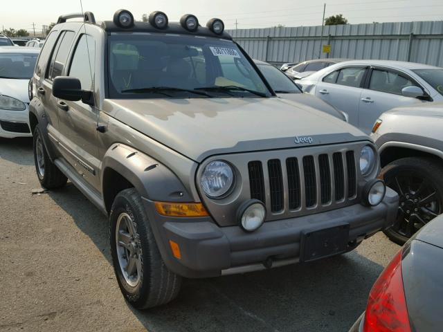 1J8GL38K45W626435 - 2005 JEEP LIBERTY RE 绿色 照片 1