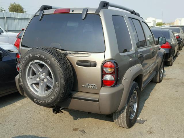1J8GL38K45W626435 - 2005 JEEP LIBERTY RE 绿色 照片 4