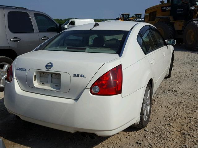 1N4BA41EX4C878214 - 2004 NISSAN MAXIMA SE WHITE photo 4