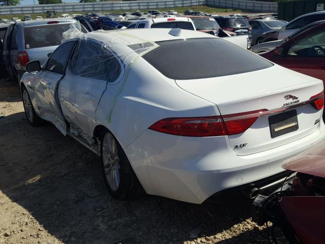 SAJBK4BV5GCY15341 - 2016 JAGUAR XF PRESTIG WHITE photo 3