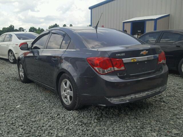 1G1PC5SB2D7202460 - 2013 CHEVROLET CRUZE LT GRAY photo 3