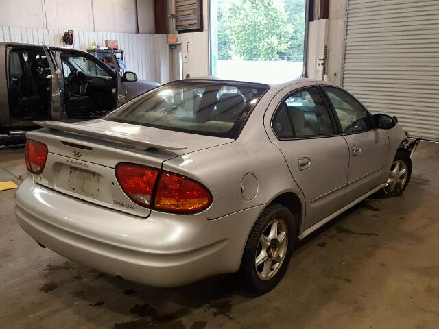 1G3NL52F34C202671 - 2004 OLDSMOBILE ALERO GL SILVER photo 4