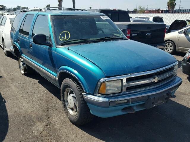 1GNDT13W3T2143328 - 1996 CHEVROLET BLAZER TURQUOISE photo 1