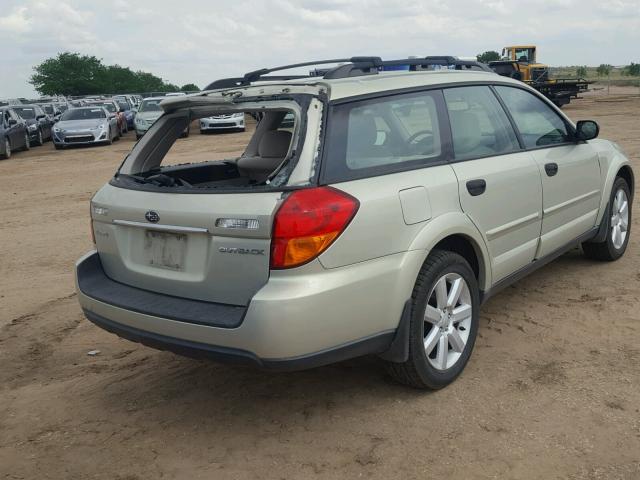 4S4BP61C767309590 - 2006 SUBARU LEGACY OUT GOLD photo 4