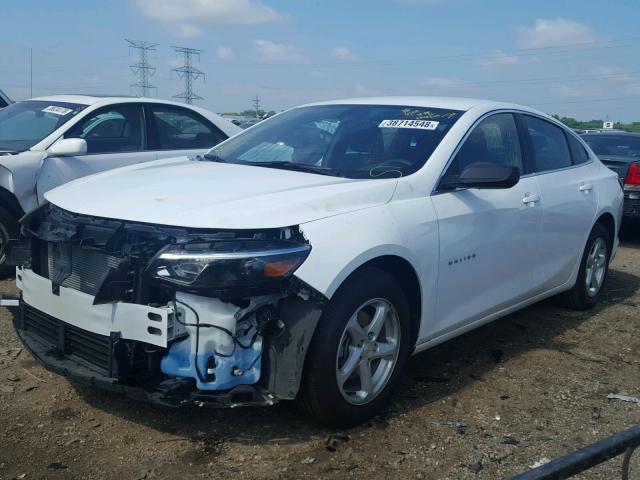 1G1ZB5ST5JF131597 - 2018 CHEVROLET MALIBU LS თეთრი ფოტო 2