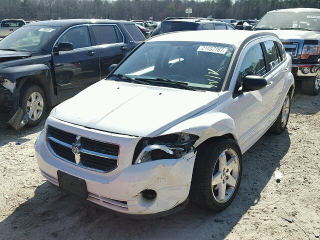 1B3HB78K38D695480 - 2008 DODGE CALIBER R/ WHITE photo 2