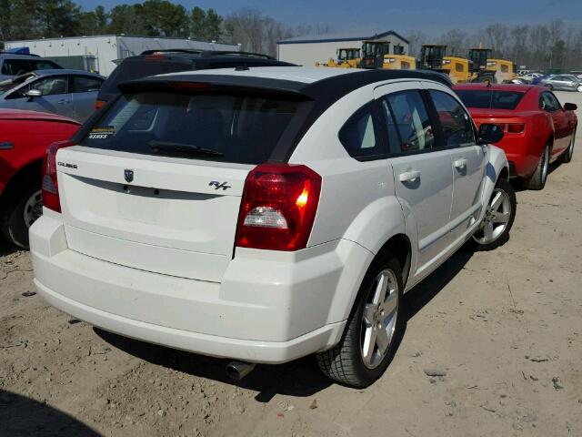 1B3HB78K38D695480 - 2008 DODGE CALIBER R/ WHITE photo 4