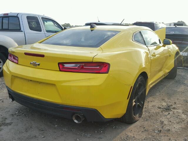 1G1FB1RS4G0157662 - 2016 CHEVROLET CAMARO LT YELLOW photo 4