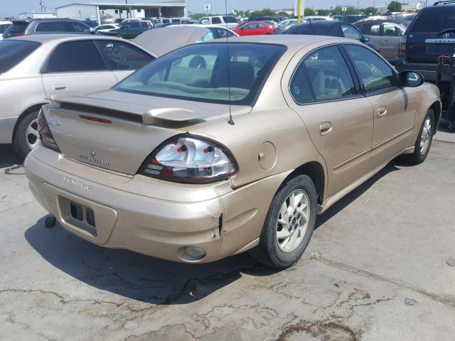 1G2NF52E34M669571 - 2004 PONTIAC GRAND AM S Qızıl foto 4