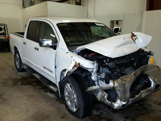 1N6BA0ED1BN312235 - 2011 NISSAN TITAN S WHITE photo 1