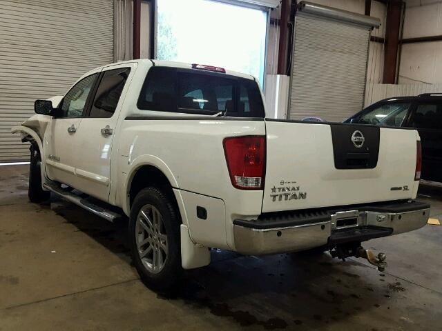 1N6BA0ED1BN312235 - 2011 NISSAN TITAN S WHITE photo 3