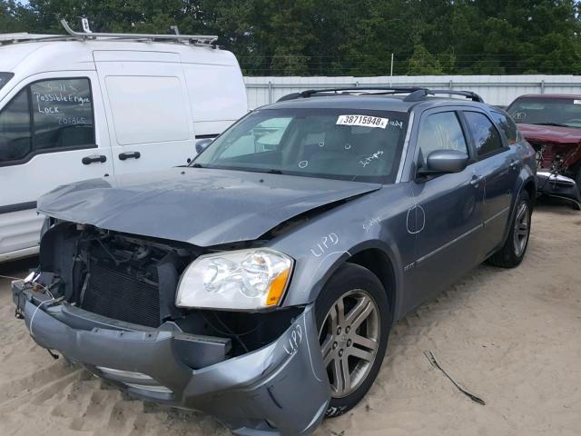 2D8GV57216H248946 - 2006 DODGE MAGNUM R/T GRAY photo 2