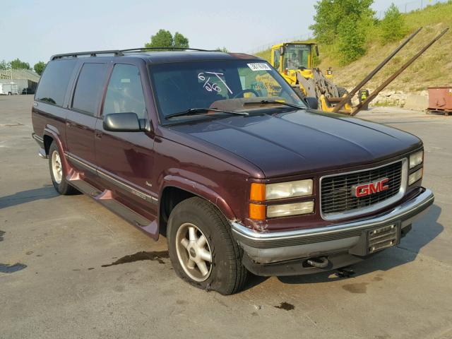 1GDFK16R0TJ708341 - 1996 GMC SUBURBAN K BURGUNDY photo 1