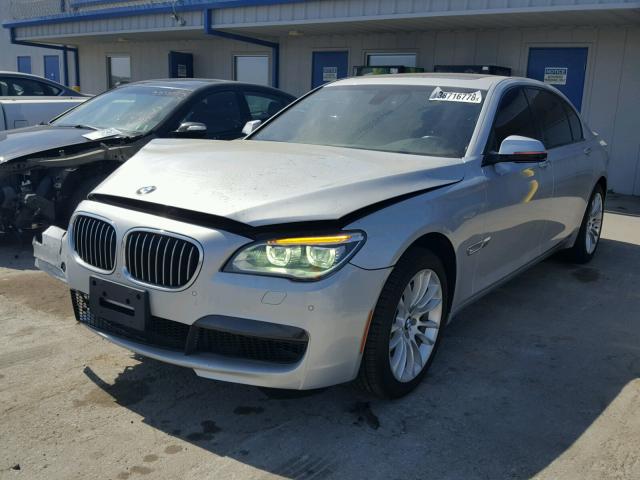 WBAYE4C50ED138315 - 2014 BMW 740 LI SILVER photo 2