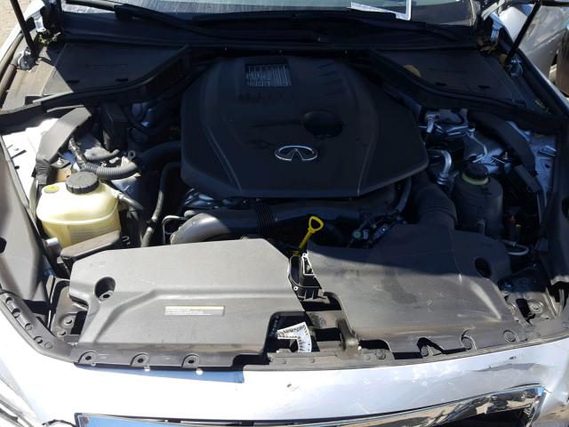 JN1CV7AP3HM642142 - 2017 INFINITI Q50 BASE SILVER photo 7