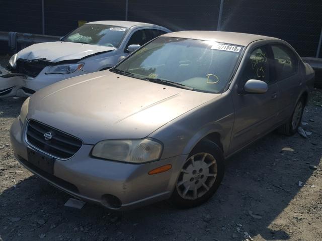 JN1CA31D91T832288 - 2001 NISSAN MAXIMA GXE GRAY photo 2