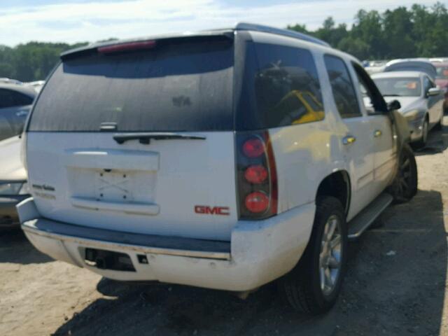 1GKFK03299R131040 - 2009 GMC YUKON WHITE photo 4