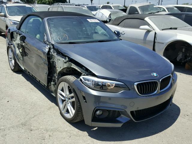 WBA2K9C32HV950532 - 2017 BMW 230I GRAY photo 1