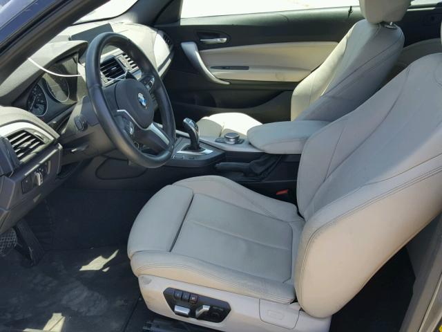 WBA2K9C32HV950532 - 2017 BMW 230I GRAY photo 5