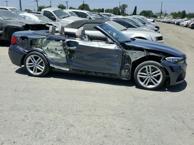 WBA2K9C32HV950532 - 2017 BMW 230I GRAY photo 9