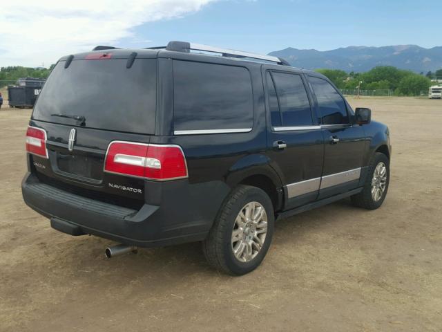 5LMFU28568LJ07731 - 2008 LINCOLN NAVIGATOR BLACK photo 4