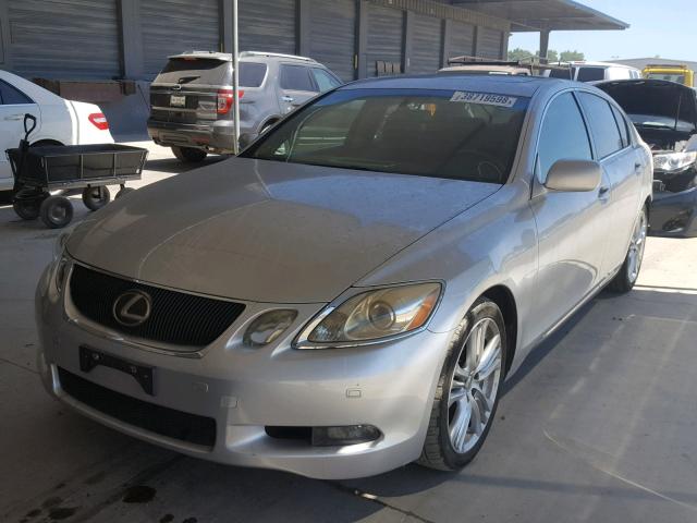 JTHBC96S075003036 - 2007 LEXUS GS 450H SILVER photo 2