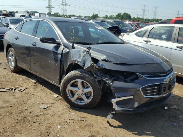 1G1ZB5ST4HF189694 - 2017 CHEVROLET MALIBU LS 灰色 照片 1