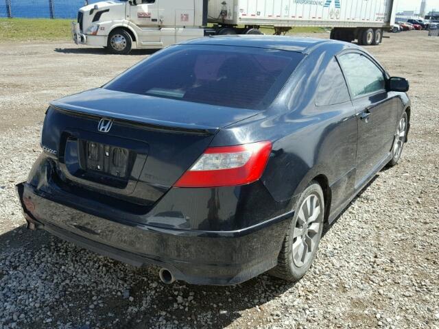 2HGFG11059H004128 - 2009 HONDA CIVIC EXL შავი ფოტო 4