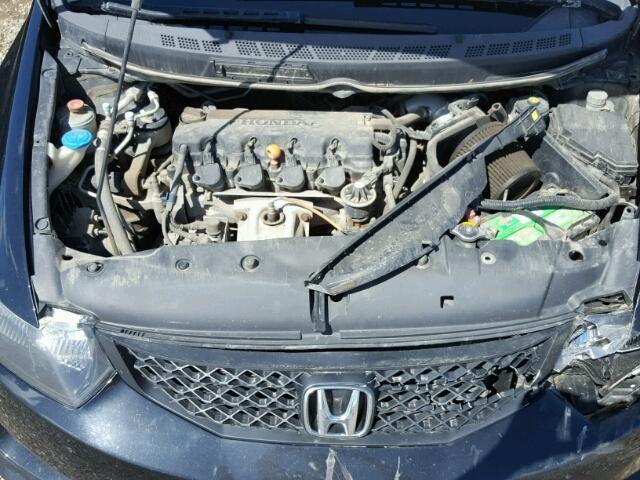 2HGFG11059H004128 - 2009 HONDA CIVIC EXL შავი ფოტო 7