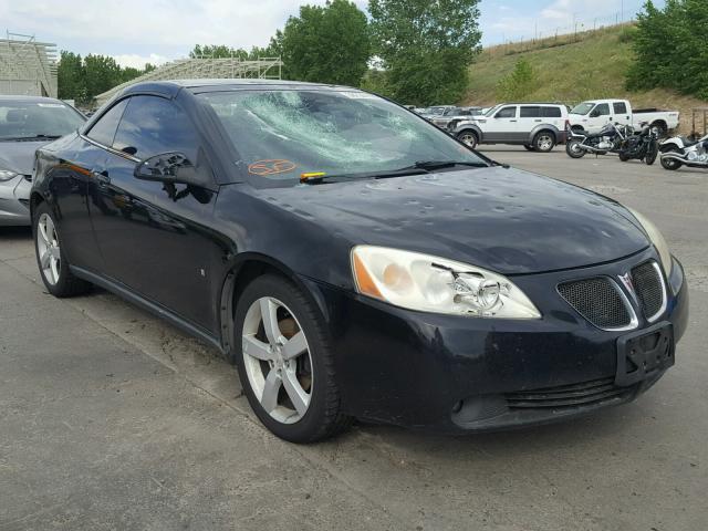 1G2ZH36N374252479 - 2007 PONTIAC G6 GT BLACK photo 1