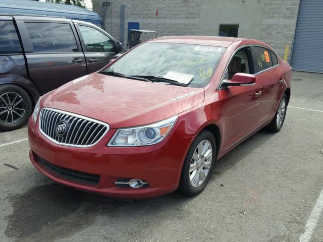 1G4GC5ER4DF177286 - 2013 BUICK LACROSSE RED photo 2