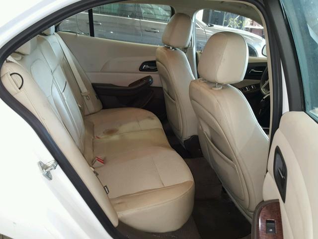 1G11D5SR3DF156224 - 2013 CHEVROLET MALIBU 1LT WHITE photo 6