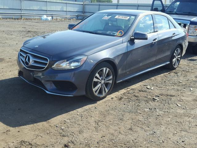 WDDHF8JB5FB134084 - 2015 MERCEDES-BENZ E 350 4MAT GRAY photo 2