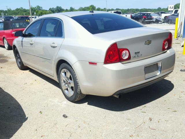 1G1ZC5EB3AF128469 - 2010 CHEVROLET MALIBU 1LT 米色 照片 3