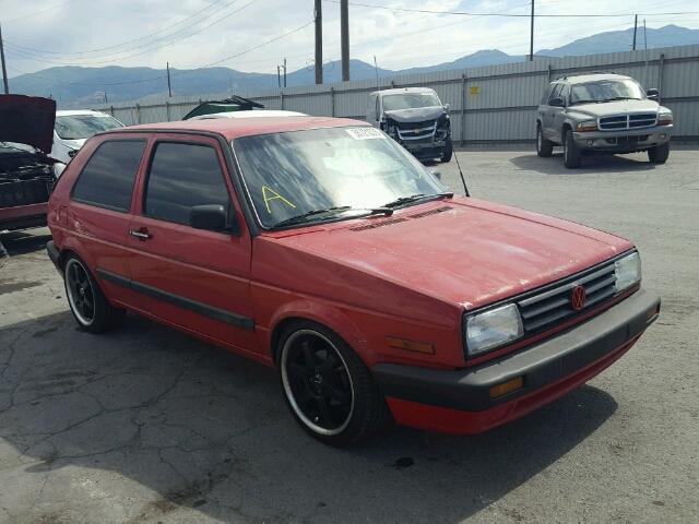 3VWBA21GXMM027817 - 1991 VOLKSWAGEN GOLF GL RED photo 1